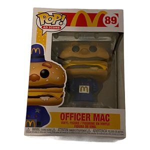 Funko Pop! McDonald's Officer Big Mac Vinyl Bobble Toy Figure #89 Brand New